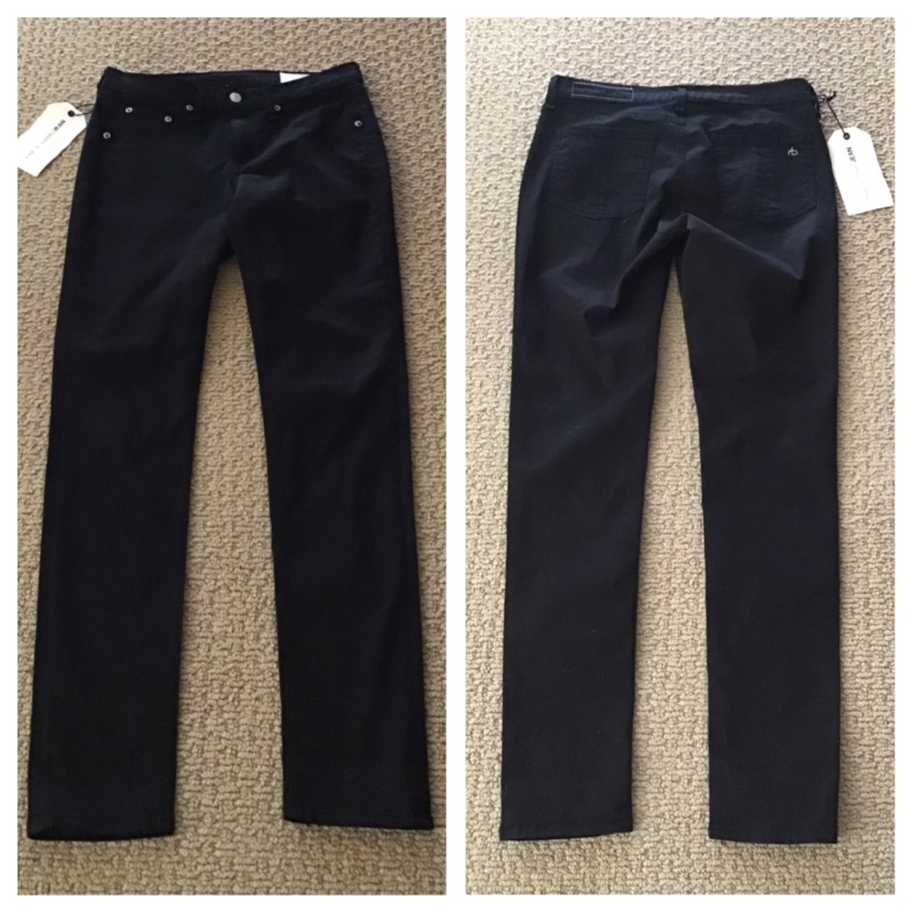 Rag & Bone Black Legging Skinny Jeans.  NWT. - Picture 3 of 7